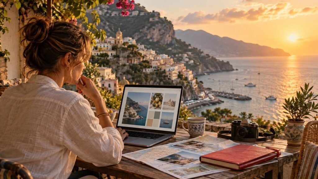 Professionista sviluppa una strategia di destination marketing